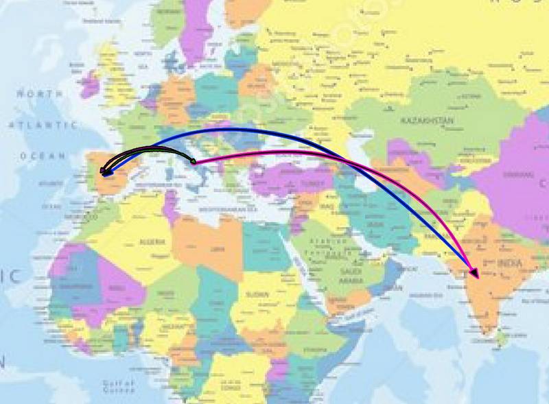 Mappa fornitori tessile